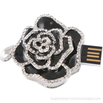 Jwellery Flower USB Flash Drive with Full Memory